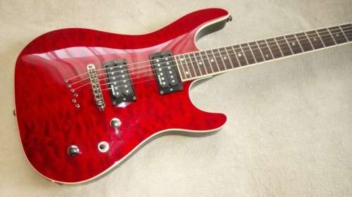 Cort KX1Q Red Flame Maple Top - High Quality Set Neck - Electric Guitar! Korean Made!