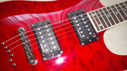 Cort KX1Q Red Flame Maple Top - High Quality Set Neck - Electric Guitar! Korean Made!