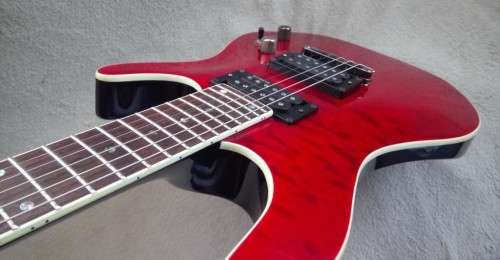 Cort KX1Q Red Flame Maple Top - High Quality Set Neck - Electric Guitar! Korean Made!