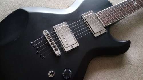 Cort Z-44 Zenox (Matt Black) Electric Guitar - Refinished - Fair Condition