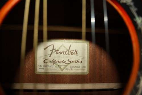 Fender California Series T-Bucket 300 Acoustic Guitar - Stunning Sunburst!!