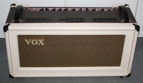 VOX AC30 Valve Guitar Amp Head - Recovered in Genuine Leather!
