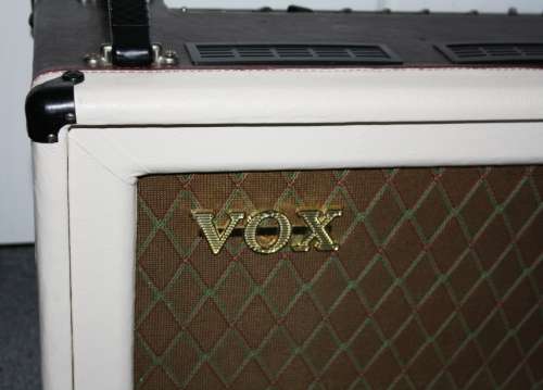 VOX AC30 Valve Guitar Amp Head - Recovered in Genuine Leather!