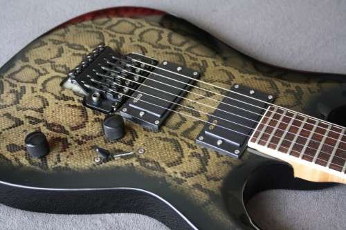 Cort X-Custom Electric Guitar - Custom Snake Skin Finish - Made in Korea (HIGH END)