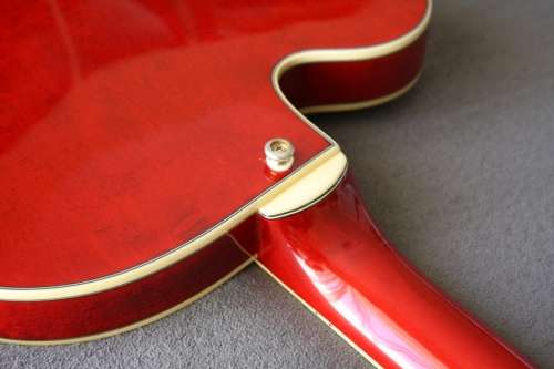 Carlo Robelli Semi-Hollow Body Electric Guitar - Stunning Translucent Red