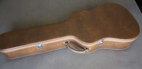 Brown Acoustic Guitar Hard-case - Dreadnought Shape