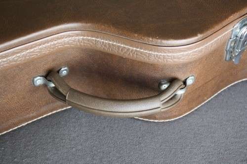 Brown Acoustic Guitar Hard-case - Dreadnought Shape