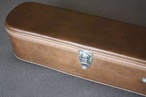Brown Acoustic Guitar Hard-case - Dreadnought Shape
