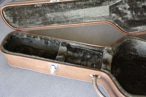 Brown Acoustic Guitar Hard-case - Dreadnought Shape