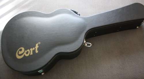 Cort Branded Acoustic Guitar Hard Case - Fits Dreadnought/Grand Auditorium Size Acoustics