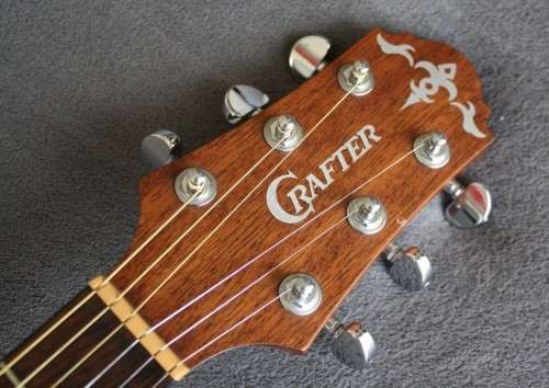 Crafter LITE-TE/CD Acoustic Guitar - Solid Cedar Top - Incredible Acoustic Tone