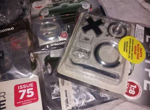 Complete Kit (All 100 Issues) Unbuilt - DeAgostini 1-8 Scale Jaguar E-Type Build Your Own Car
