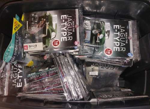 Complete Kit (All 100 Issues) Unbuilt - DeAgostini 1-8 Scale Jaguar E-Type Build Your Own Car