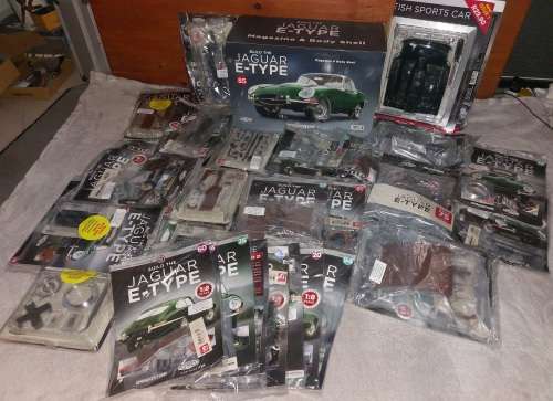 Complete Kit (All 100 Issues) Unbuilt - DeAgostini 1-8 Scale Jaguar E-Type Build Your Own Car