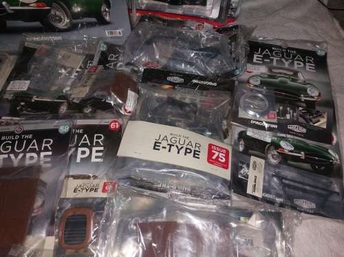 Complete Kit (All 100 Issues) Unbuilt - DeAgostini 1-8 Scale Jaguar E-Type Build Your Own Car