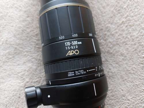 Sigma APO 170mm to 500mm Telephoto Lens for Canon DSLR