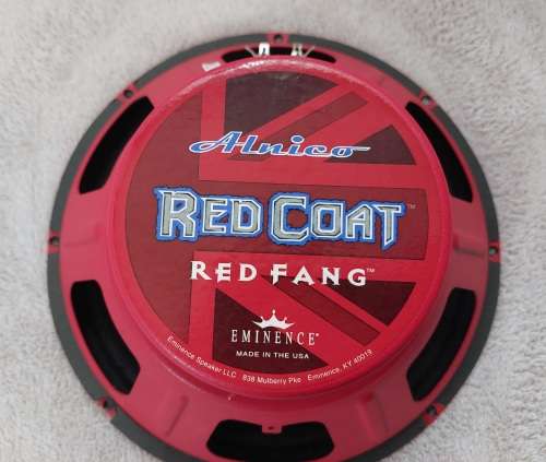 Eminence Red Coat Red Fang USA Guitar Speaker