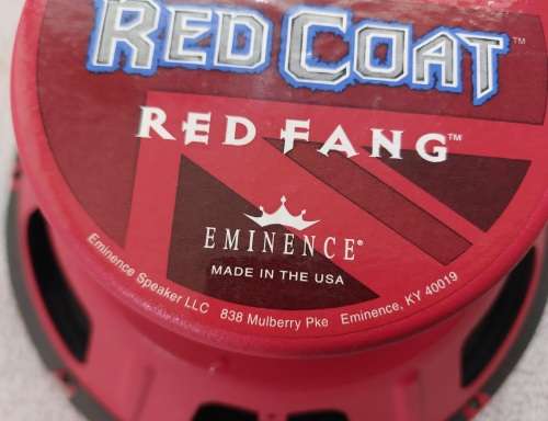 Eminence Red Coat Red Fang USA Guitar Speaker