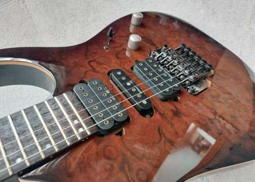 Ibanez RG970 WBWZ Premium Electric Guitar - Walnut