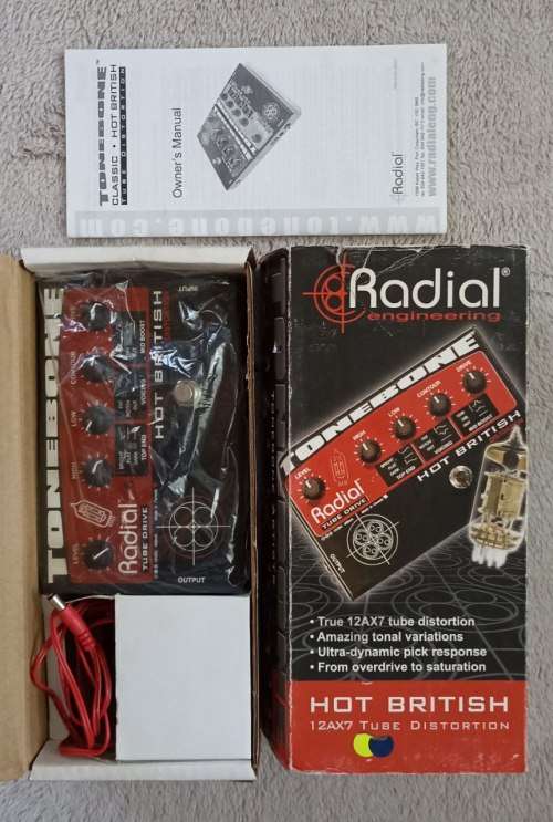 Radial Tonebone Hot British Tube Distortion Guitar Pedal
