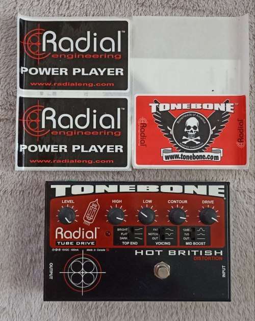 Radial Tonebone Hot British Tube Distortion Guitar Pedal