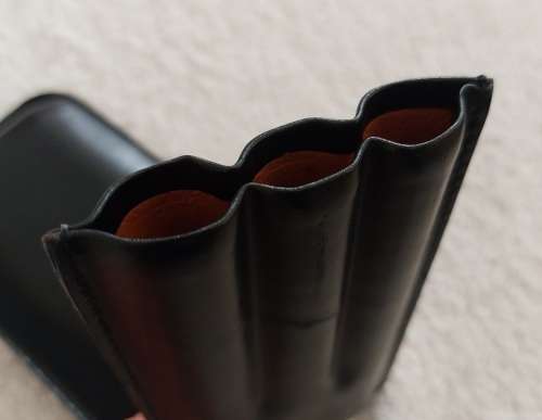 Leather Cigar Case - Vintage 3 Cigar