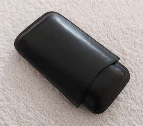 Leather Cigar Case - Vintage 3 Cigar