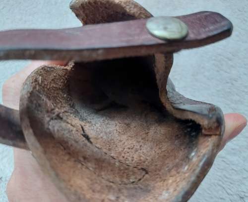 Vintage Leather Revolver Holster