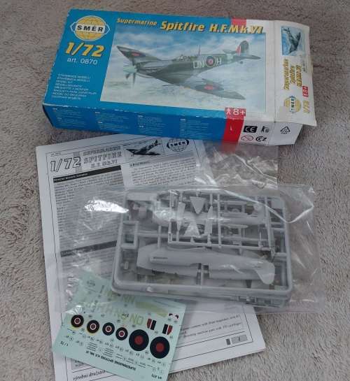 SMÊR 1/72 Scale Supermarine Spitfire MK VI WWII Fighter Plane