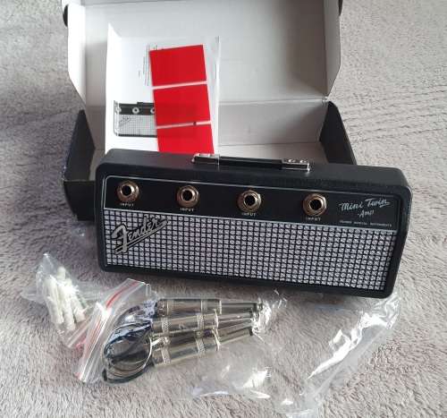 Guitar Jack Plug Fender Twin Reverb Wall Key Hanger