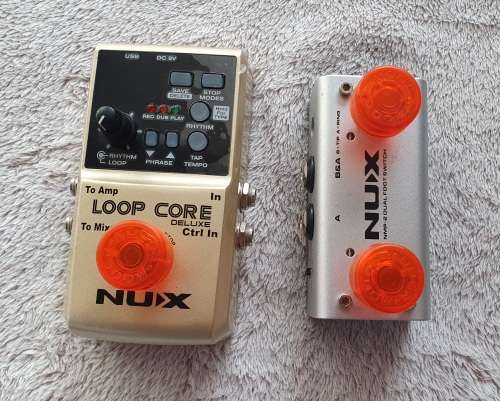 Nux Loop Core Deluxe Bundle Guitar Looper Pedal