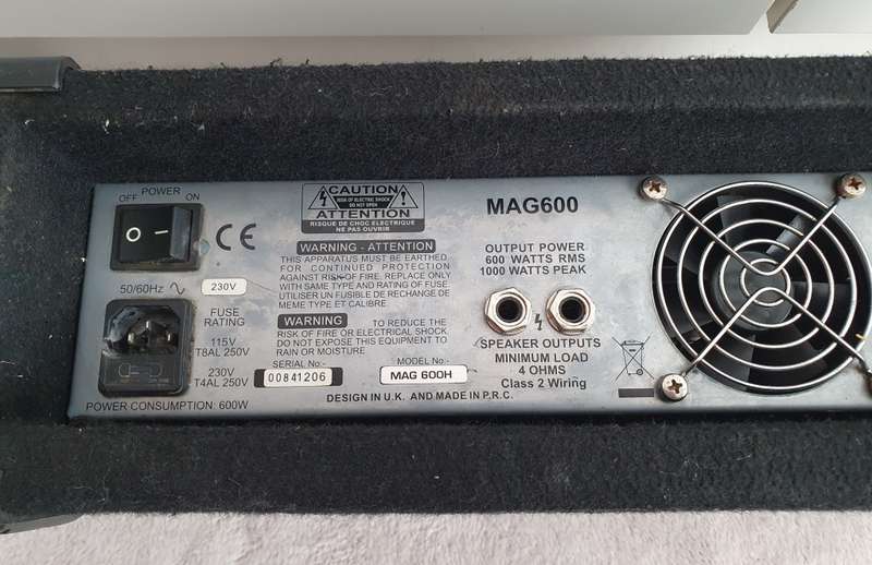Ashdown Engineering MAG 600 Bass Guitar Amp Head