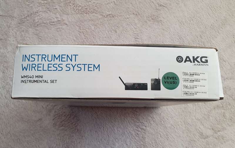 AKG WMS40 Mini Wireless Guitar Instrument System