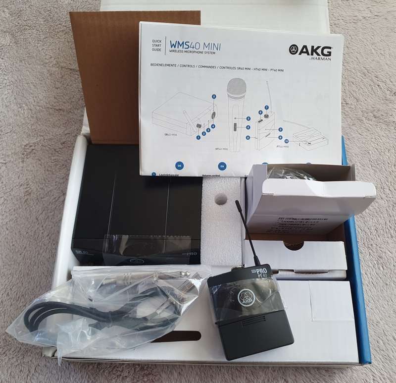 AKG WMS40 Mini Wireless Guitar Instrument System