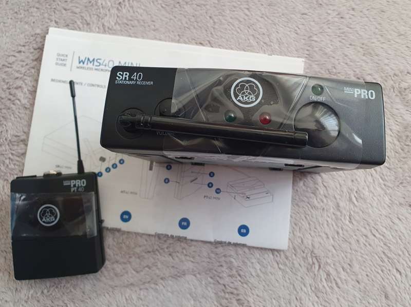 AKG WMS40 Mini Wireless Guitar Instrument System