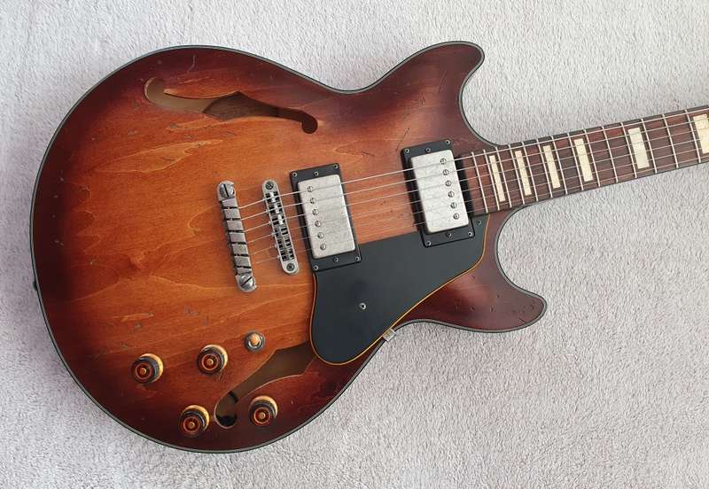 Brand New Ibanez AMV10A Semi-Hollow Guitar