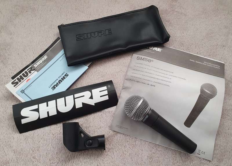 Shure SM58 Microphone (As New)