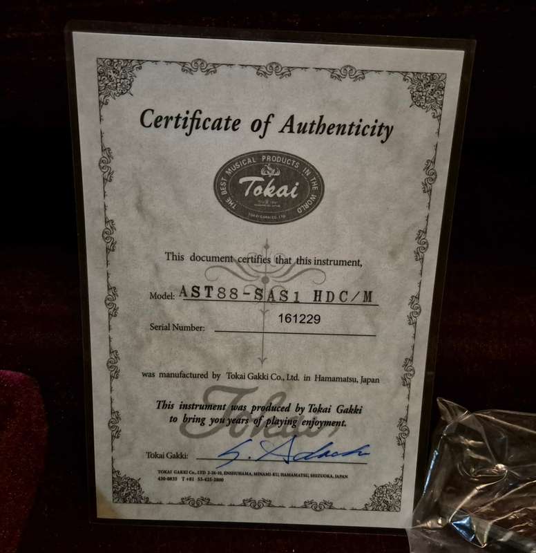Tokai MIJ Goldstar Sound AST88 Stratocaster Guitar
