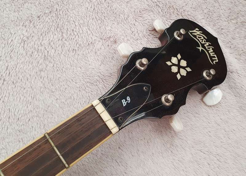 Washburn B9 Banjo 5 String with Case