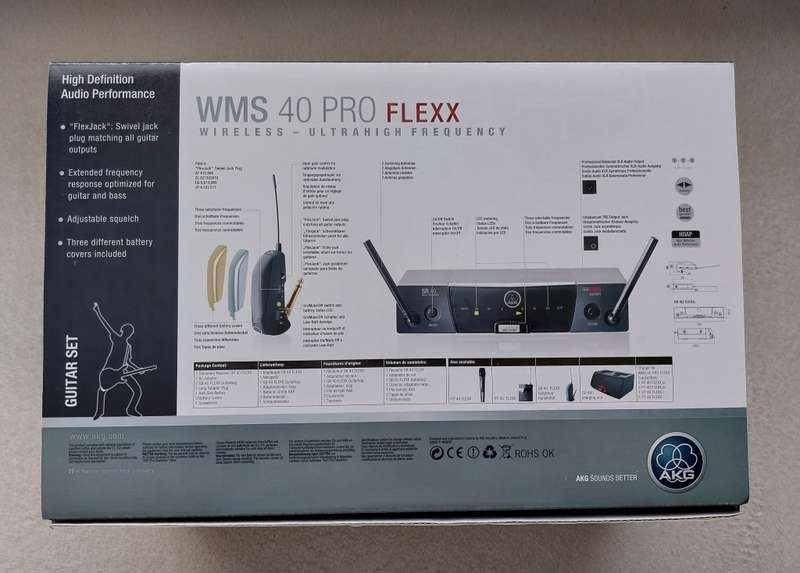 AKG WMS40 Pro Flexx Wireless Guitar Bug