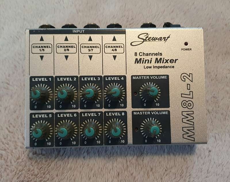 Stewart 8 Channel Mini Mixer MM8L-2