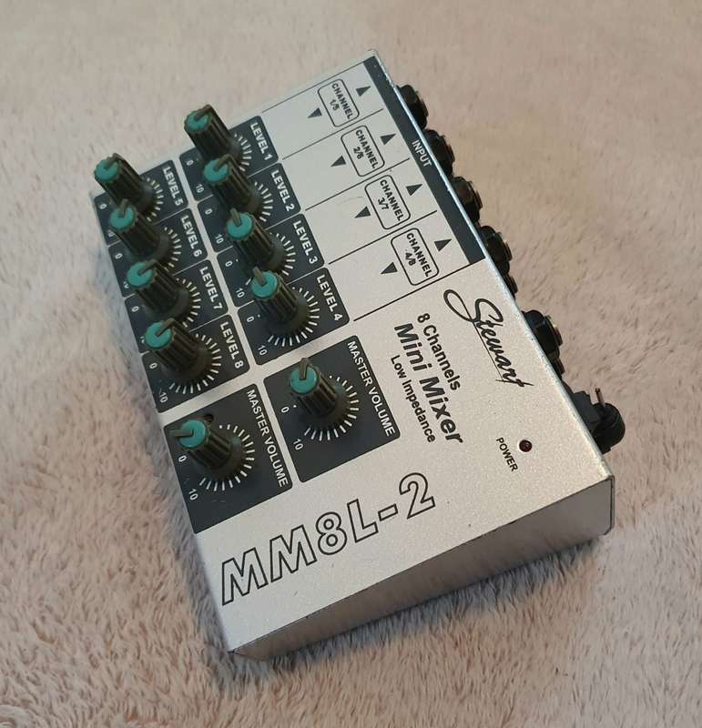 Stewart 8 Channel Mini Mixer MM8L-2
