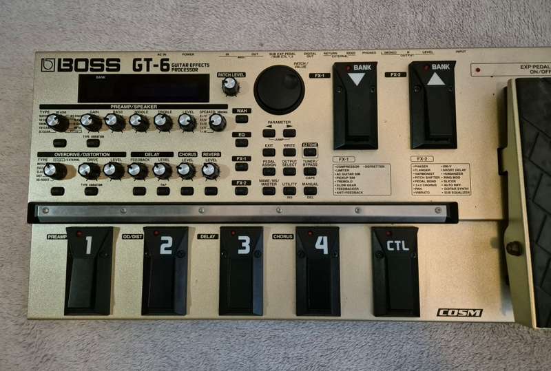 Boss GT-6 Guitar Multi-effects Pedal