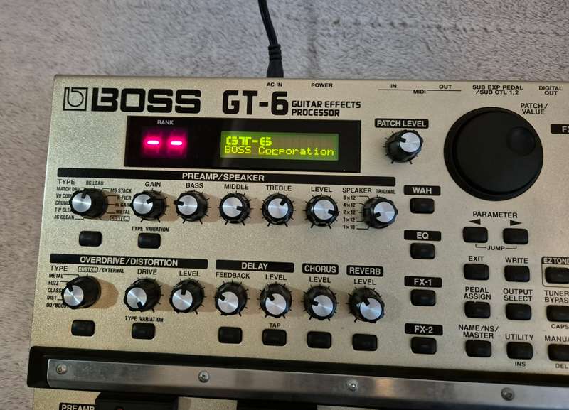 Boss GT-6 Guitar Multi-effects Pedal