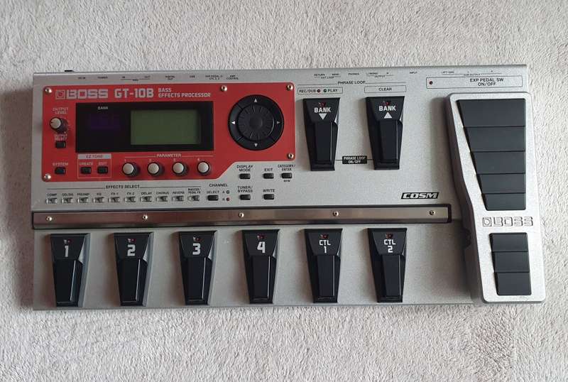 Boss GT10B Bass Guitar Multi-effects Pedal