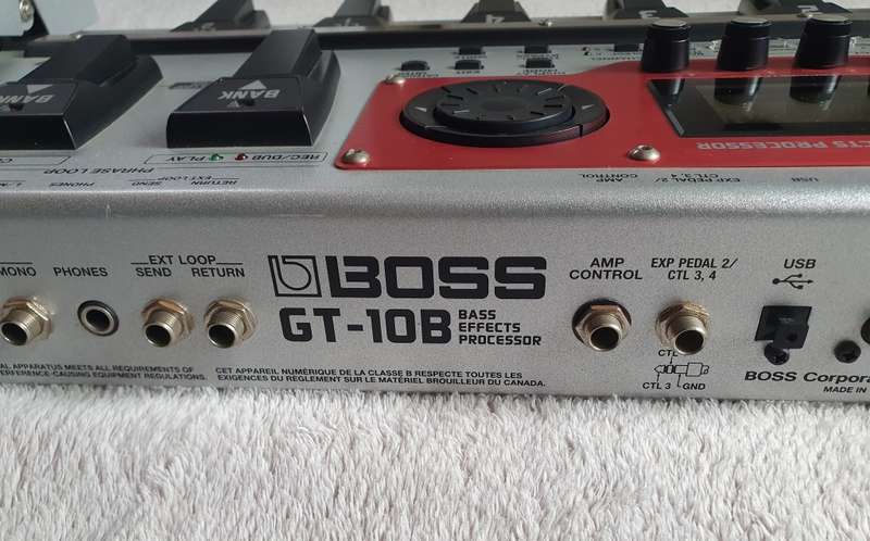 Boss GT10B Bass Guitar Multi-effects Pedal