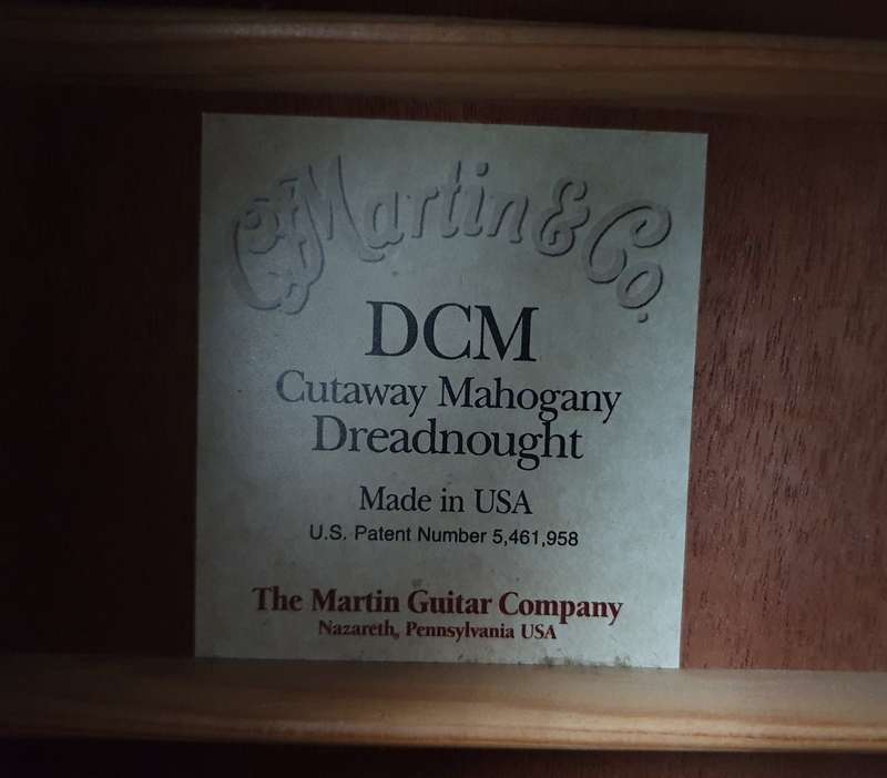 Martin USA DCM Dreadnought Acoustic Guitar