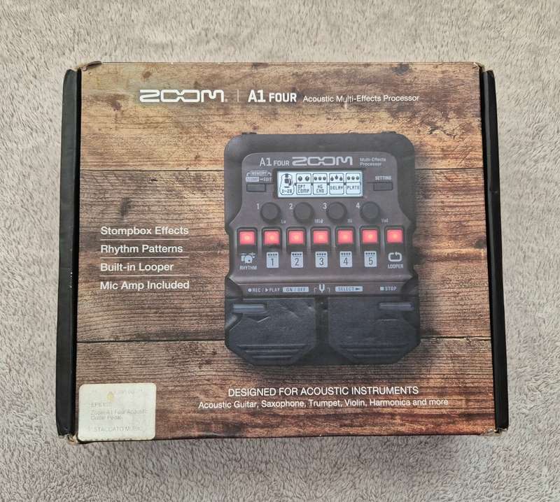 Zoom A1 Four Acoustic Guitar Multi-effects Pedal
