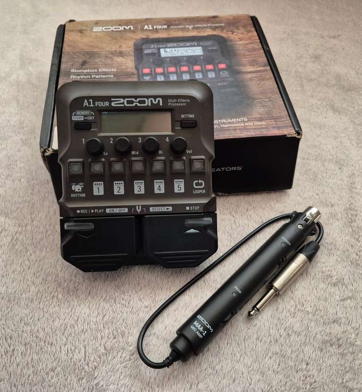 Zoom A1 Four Acoustic Guitar Multi-effects Pedal