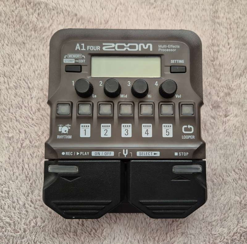 Zoom A1 Four Acoustic Guitar Multi-effects Pedal